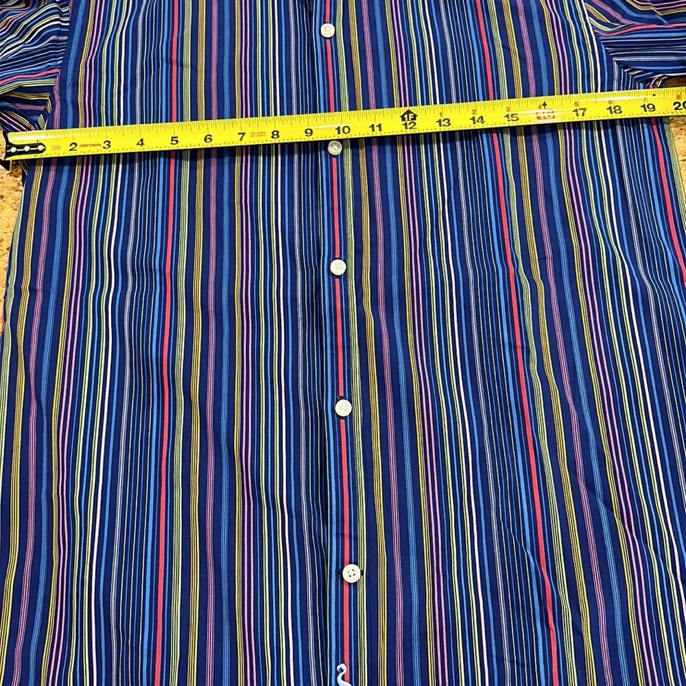 TAILORBYRD BOYS COLORFUL COTTON STRIPED BUTTON UP SHIRT WITH CONTRASTING CUFFS - Picture 6 of 8